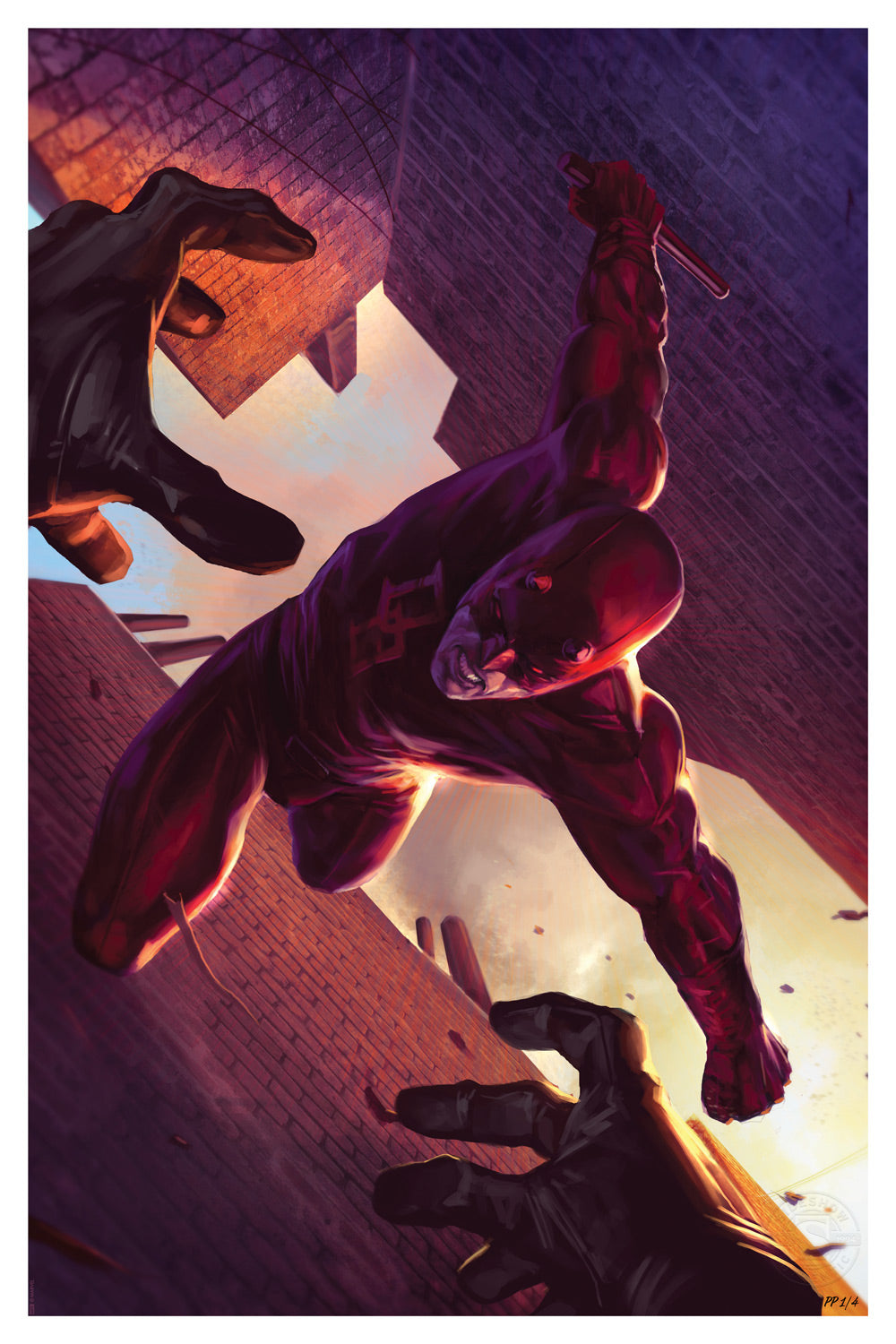 Daredevil: The Man Without Fear Marvel (Art Print)