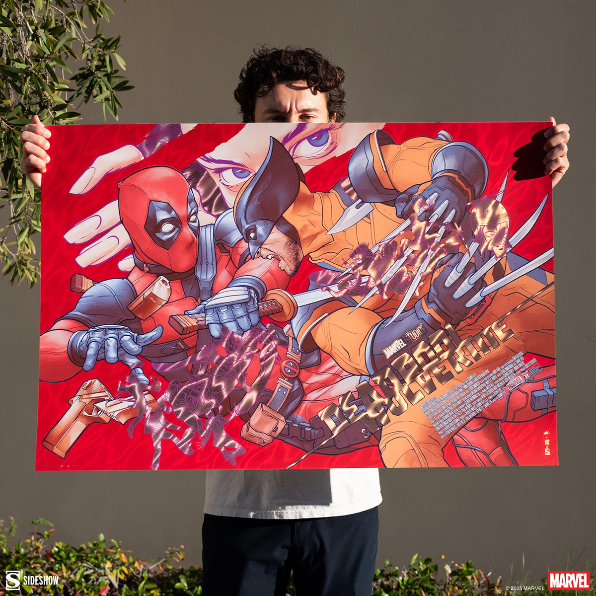Deadpool & Wolverine: LFG (Golden Desert Eagle) Marvel (Movie Poster)