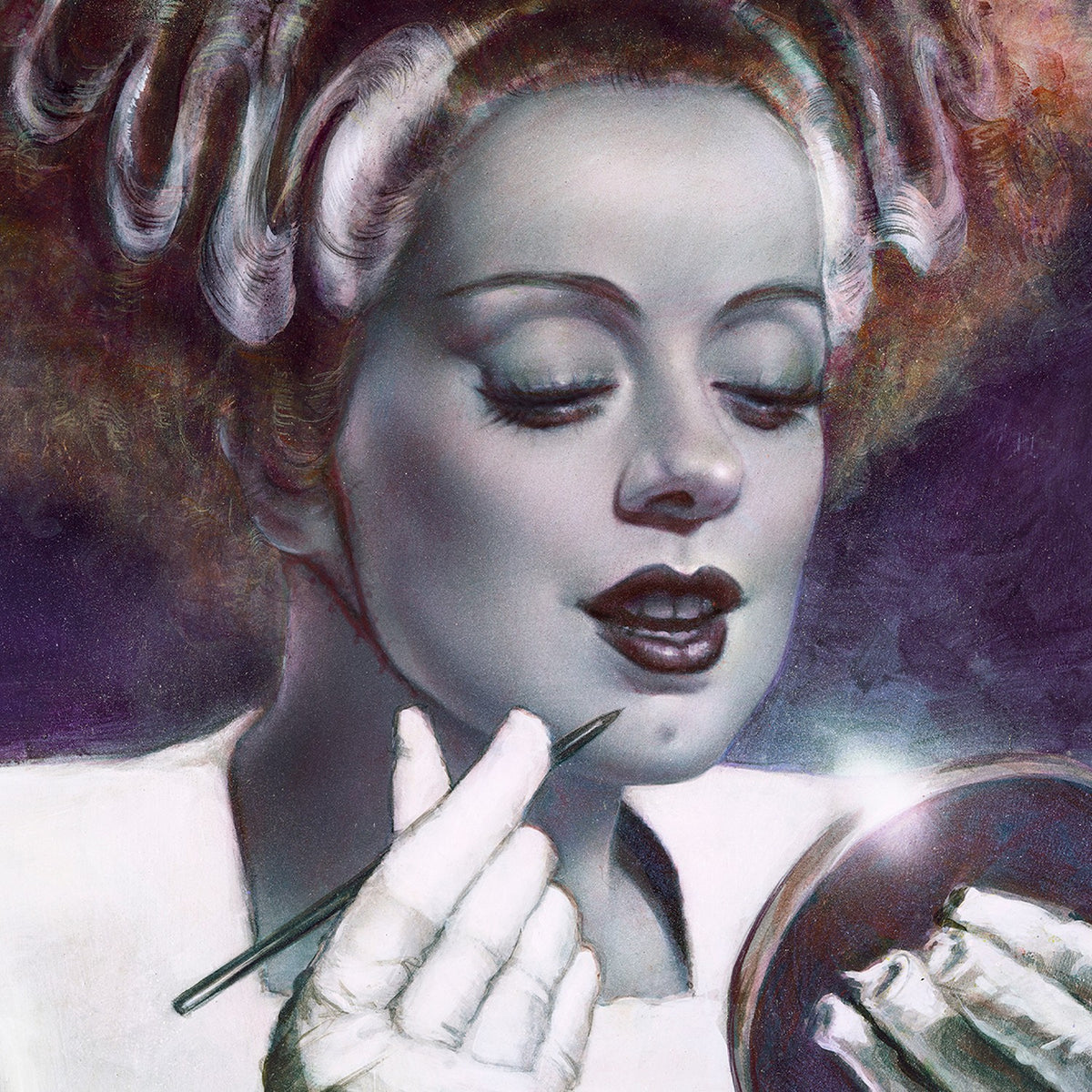 Elsa Lanchester: Queen of Horror Universal Monsters Bride of Frankenstein (Art Print)
