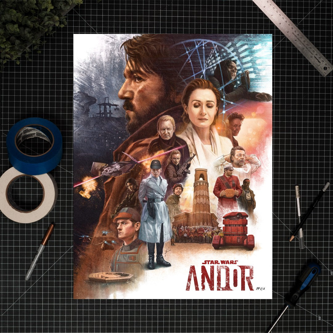 Andor Star Wars Cassian Andor (Art Print)
