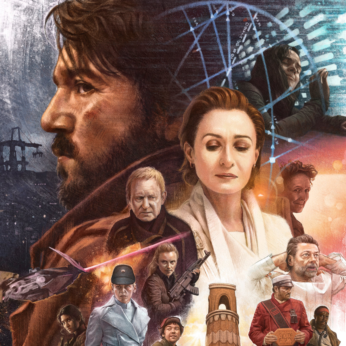 Andor Star Wars Cassian Andor (Art Print)