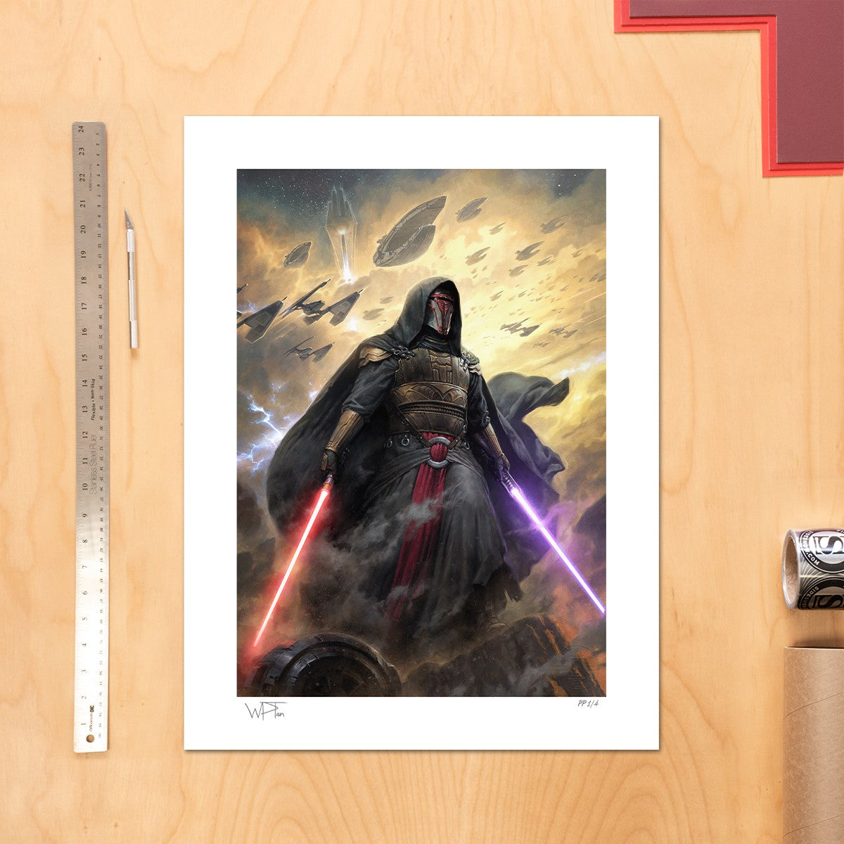 Darth Revan: Will of the Force Star Wars (Art Print)