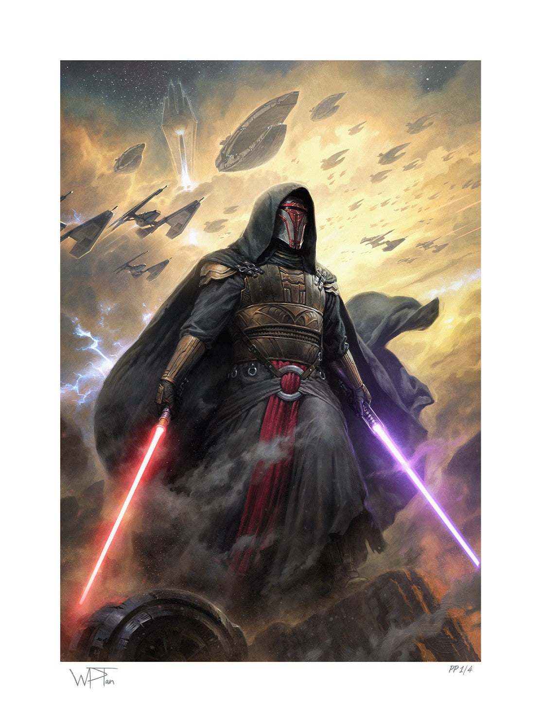 Darth Revan: Will of the Force Star Wars (Art Print)