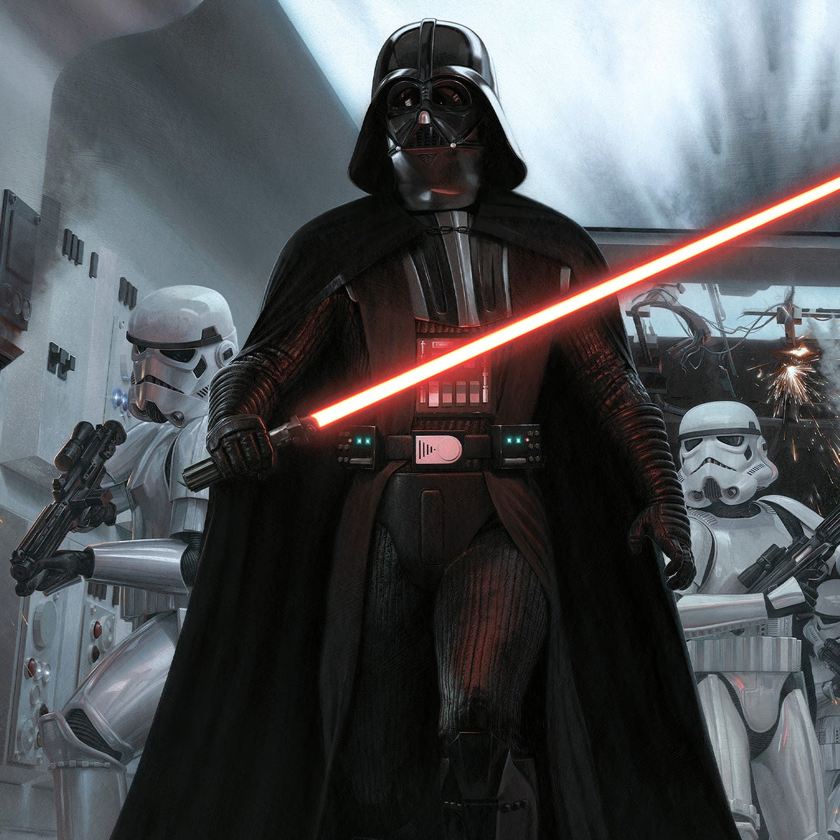 Darth Vader: Assault on Tantive IV Star Wars (Art Print)