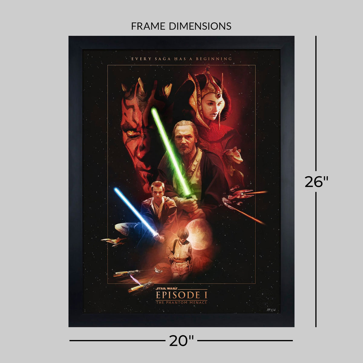 Episode I: The Phantom Menace Star Wars (Art Print)
