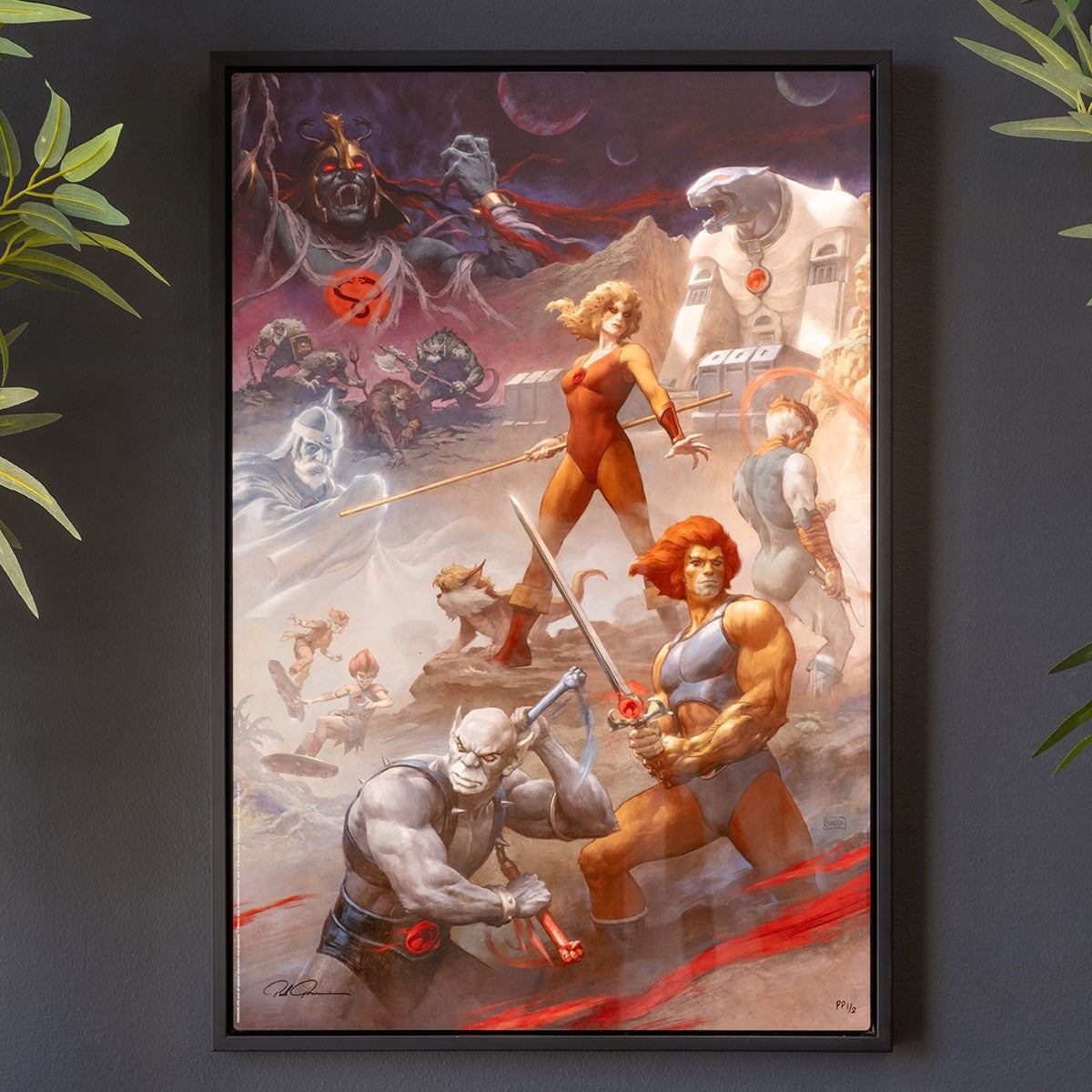 ThunderCats, Ho! Lion-O Mumm-Ra Cheetara Panthro (Art Print)