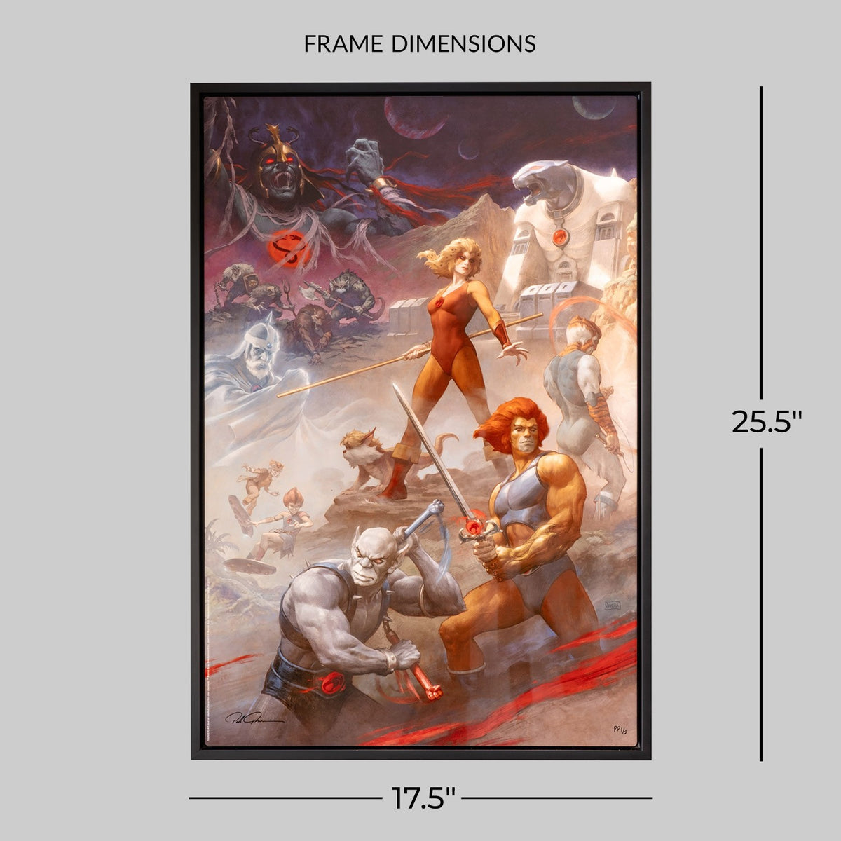 ThunderCats, Ho! Lion-O Mumm-Ra Cheetara Panthro (Art Print)
