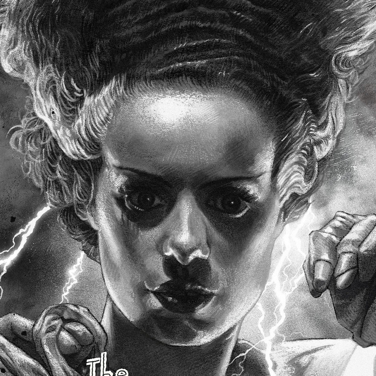 Bride of Frankenstein (Silver Screen) Universal Monsters (Movie Poster)