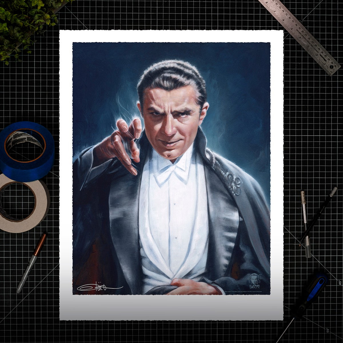 Count Dracula Universal Monsters Count Dracula Dracula (Art Print)