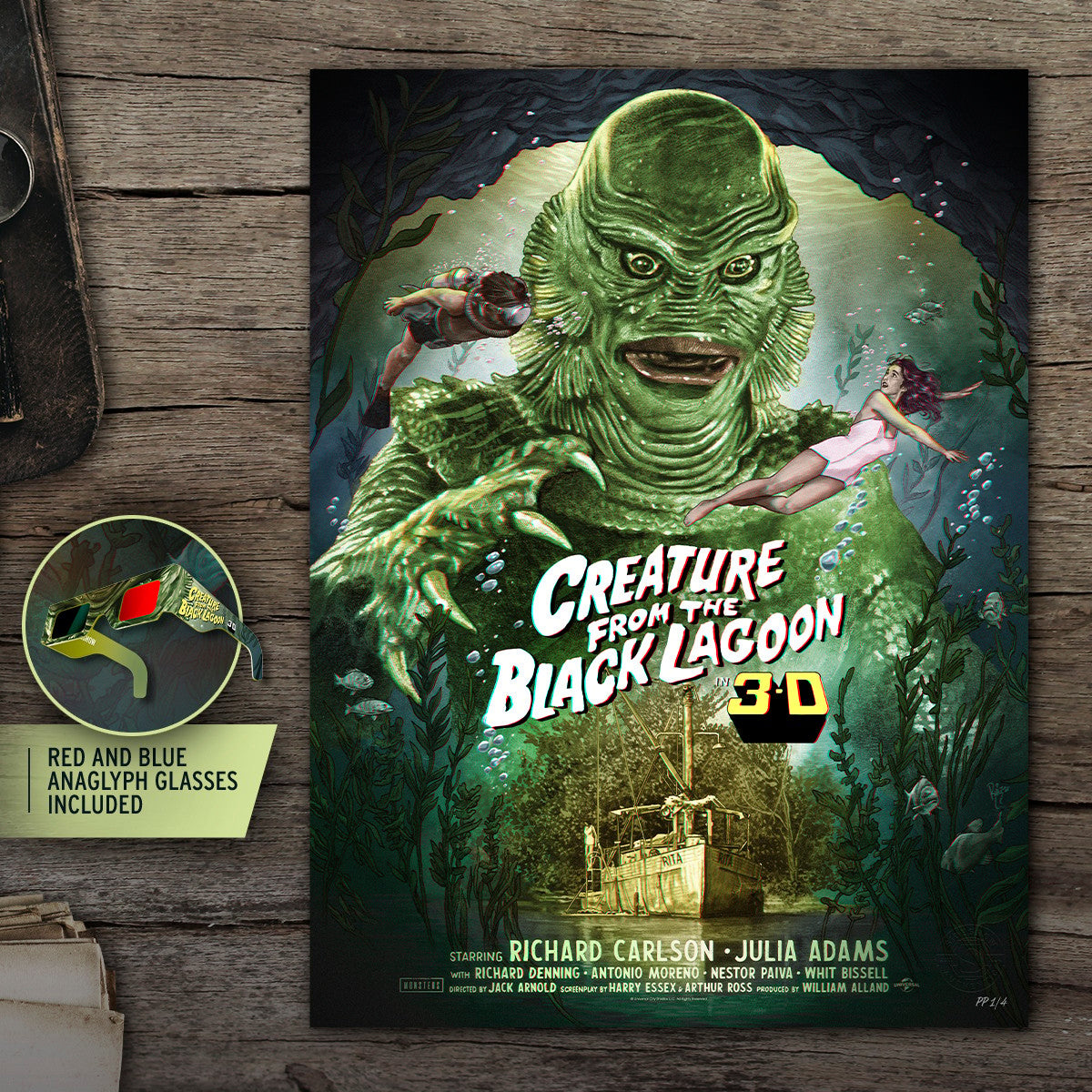 Creature From the Black Lagoon (Silver Screen) Universal Monsters The Creature (Movie Poster)