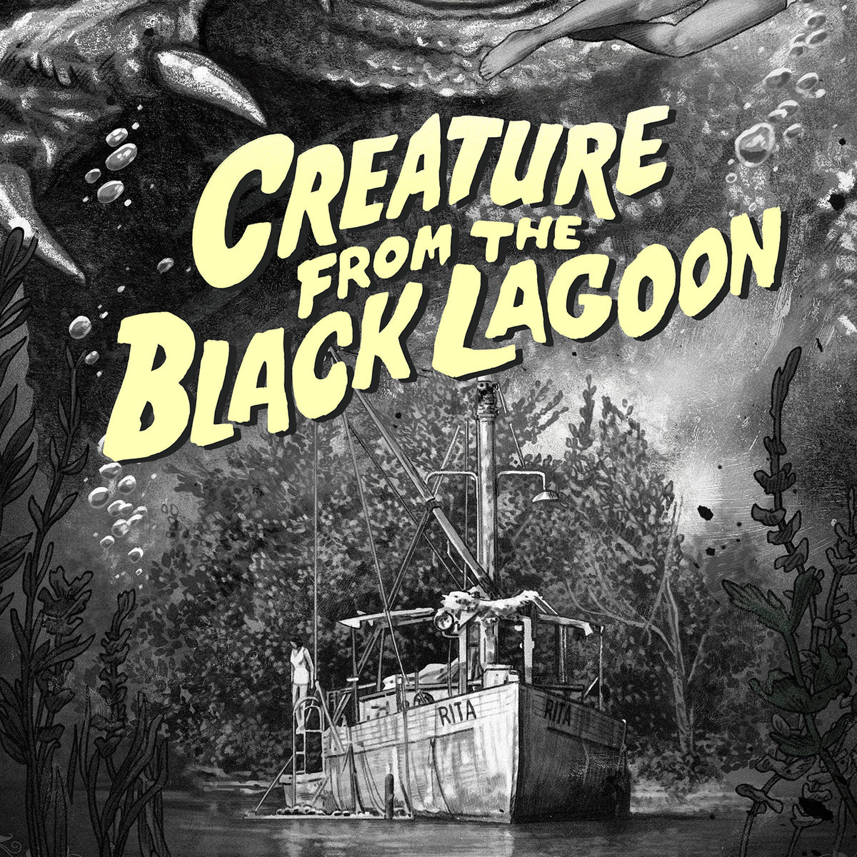 Creature From the Black Lagoon (Silver Screen) Universal Monsters The Creature (Movie Poster)