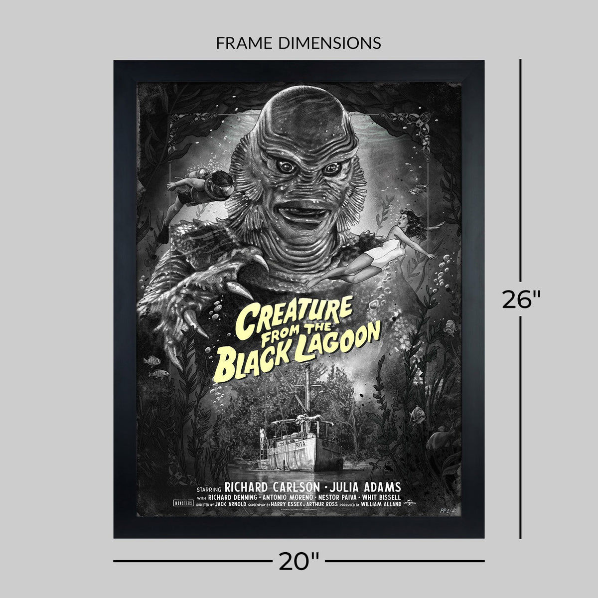 Creature From the Black Lagoon (Silver Screen) Universal Monsters The Creature (Movie Poster)