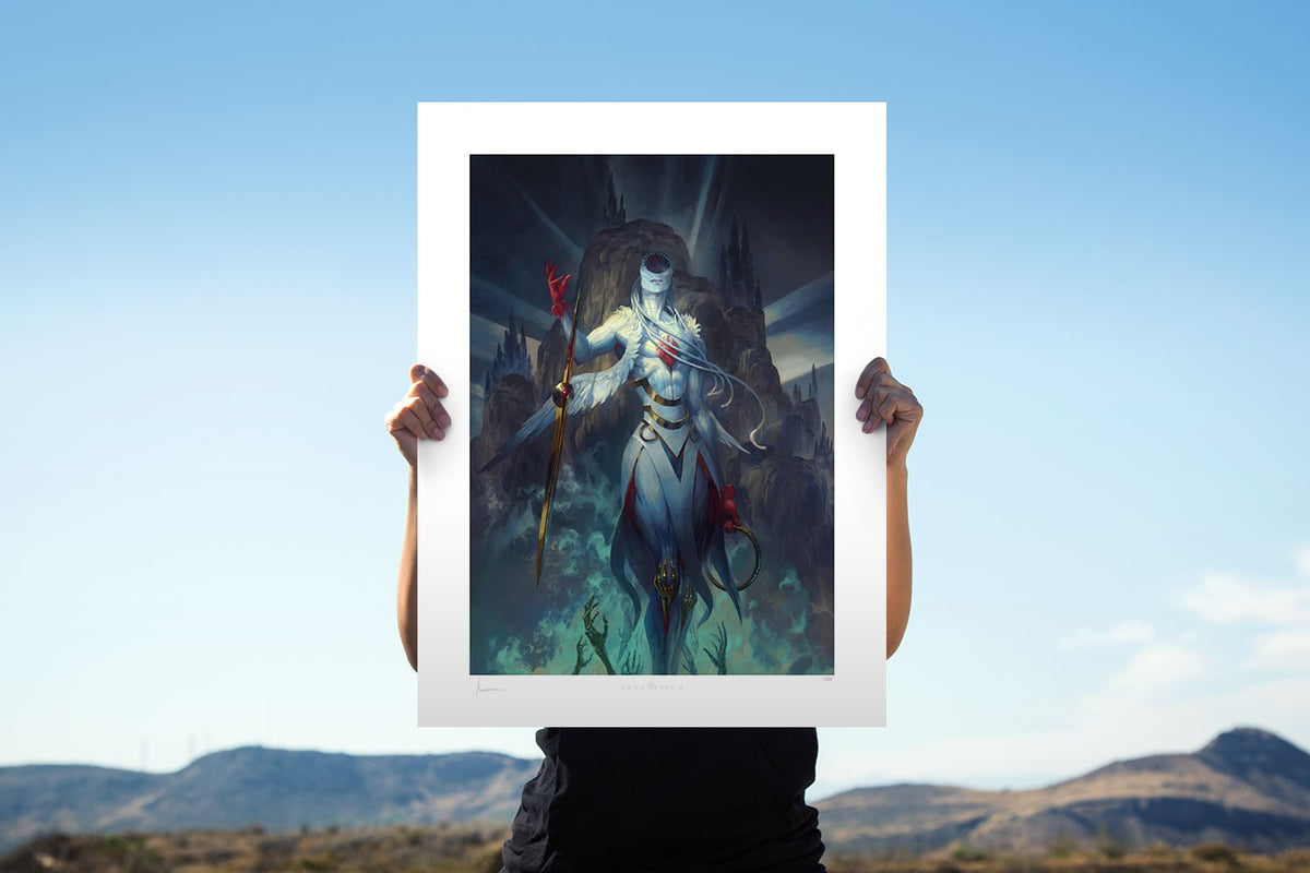 Simikiel: Sword of Absolution Angelarium (Art Print)