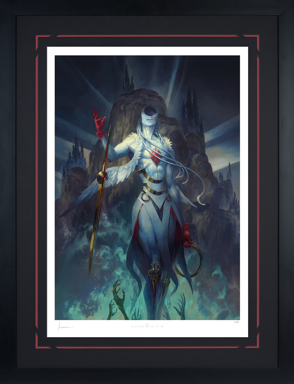 Simikiel: Sword of Absolution Angelarium (Art Print)