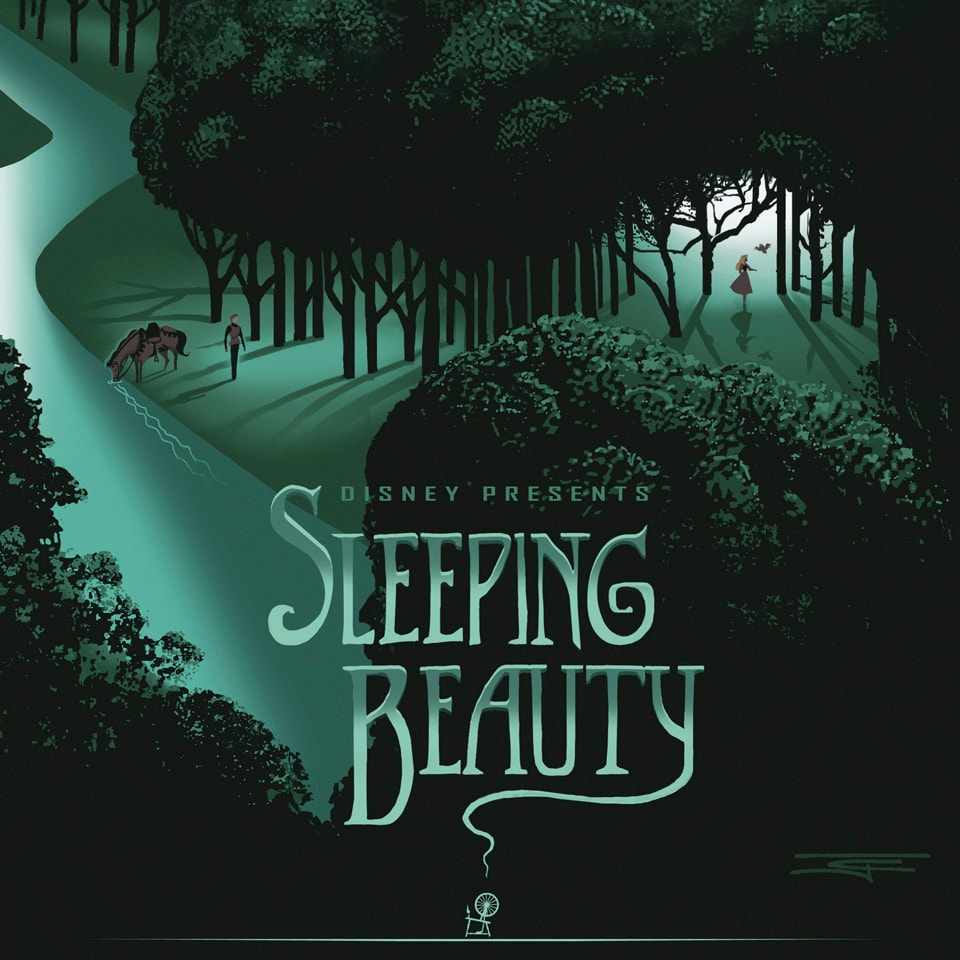 Sleeping Beauty Disney Aurora (Art Print)