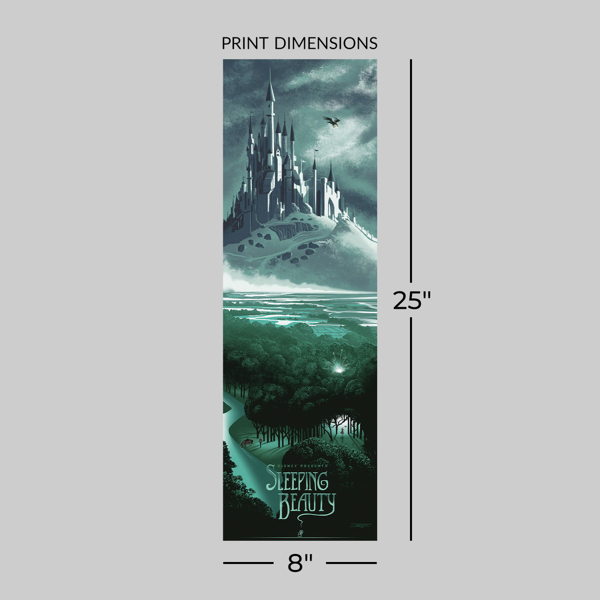 Sleeping Beauty Disney Aurora (Art Print)