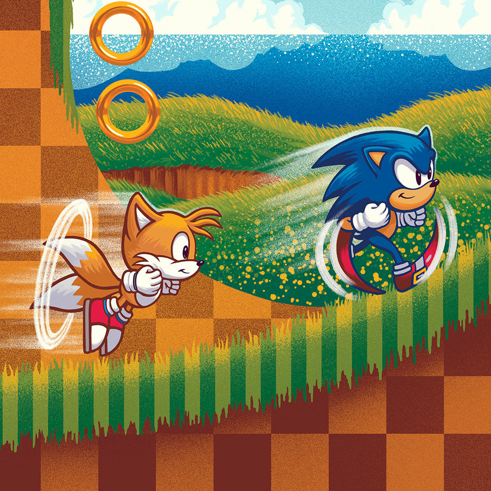 Sonic 2 Sonic the Hedgehog (Art Print)