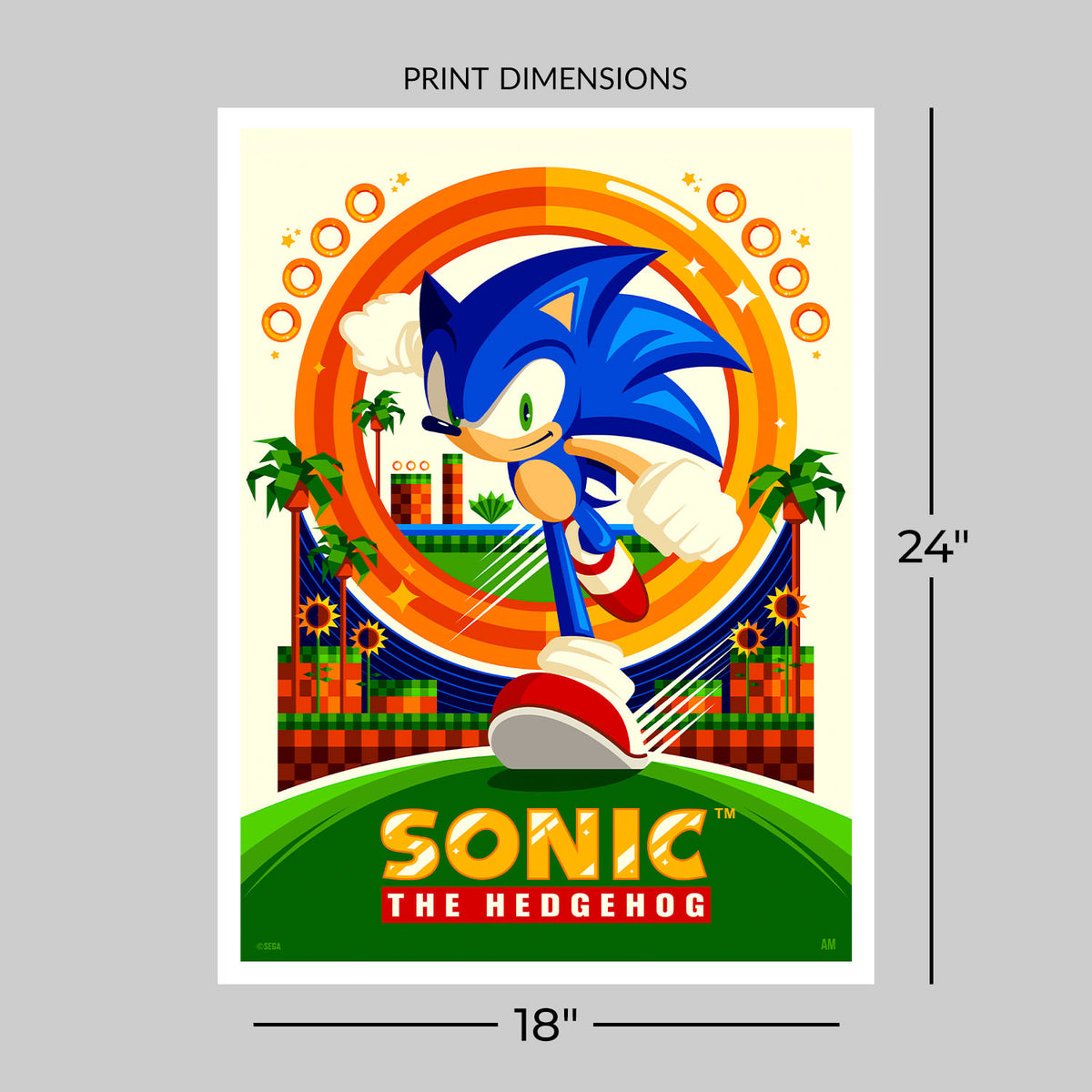 Sonic Sonic the Hedgehog (Art Print)