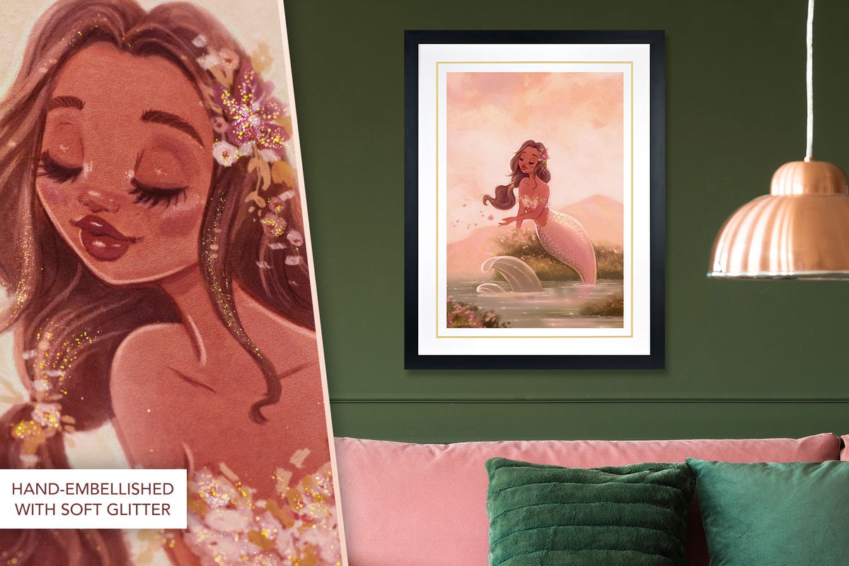 Spring Dreams Adrianna Vanderstelt Mermaid (Art Print)
