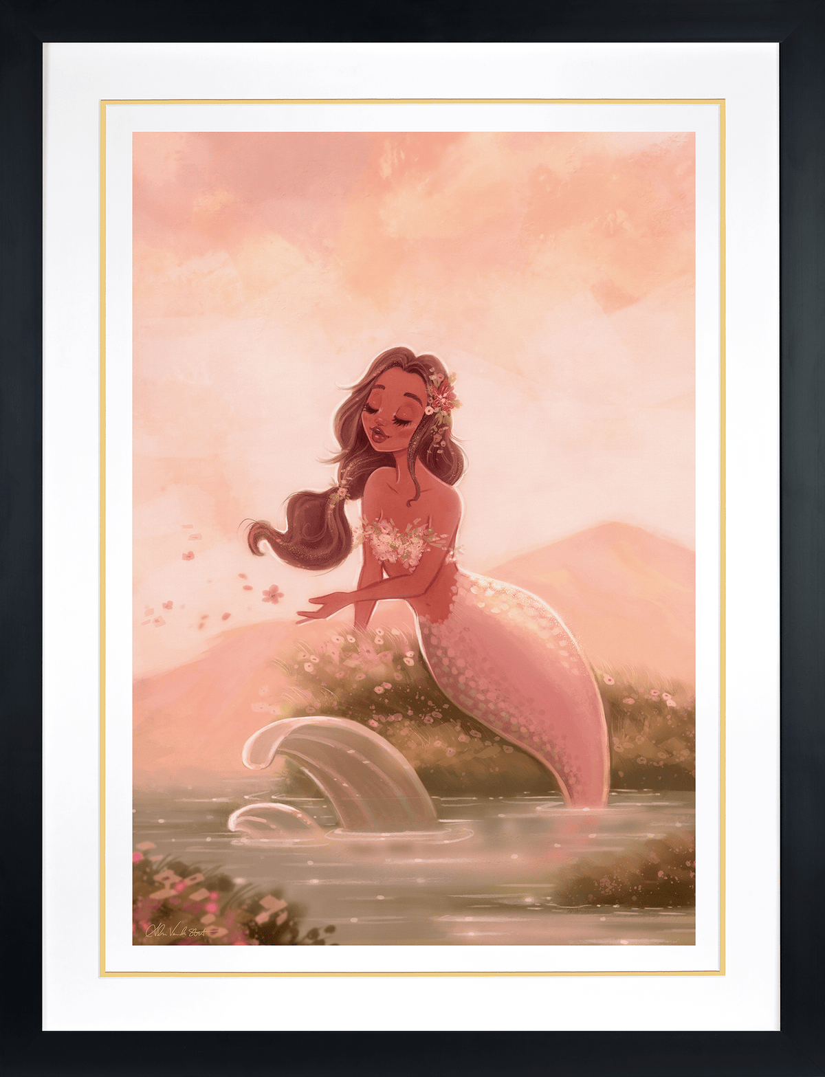 Spring Dreams Adrianna Vanderstelt Mermaid (Art Print)