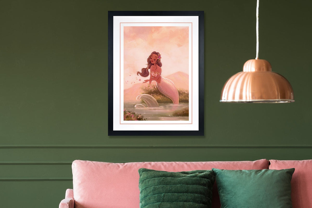 Spring Dreams Adrianna Vanderstelt Mermaid (Art Print)