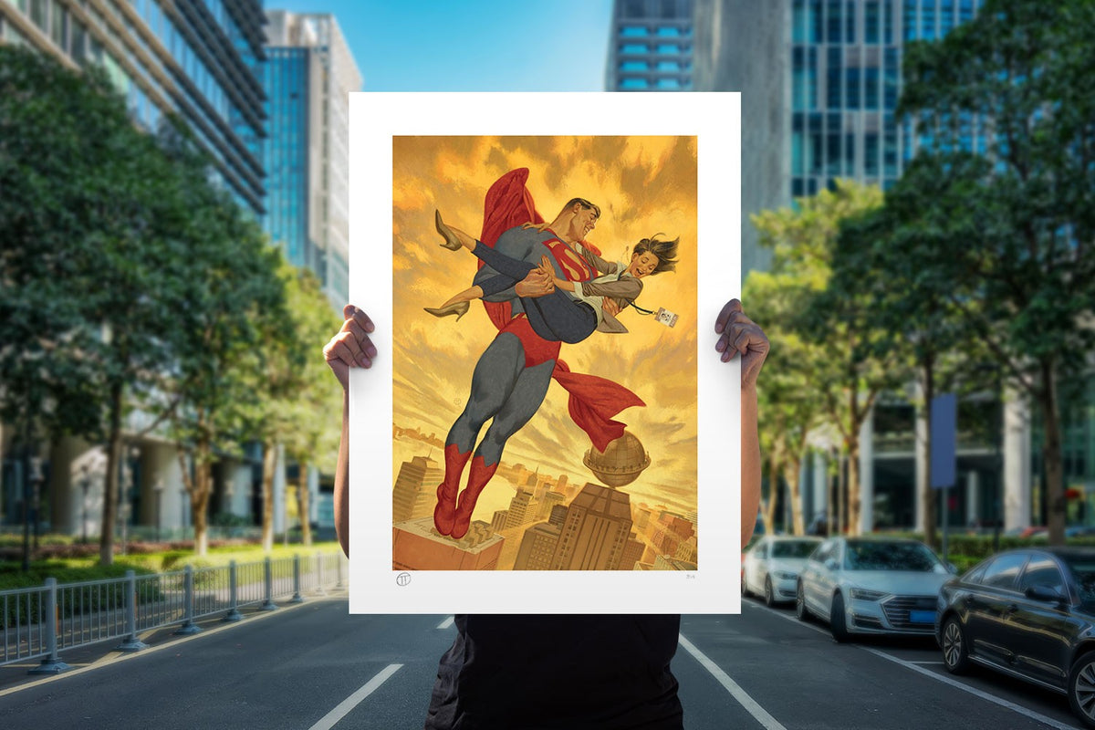 Superman & Lois Lane DC (Art Print)