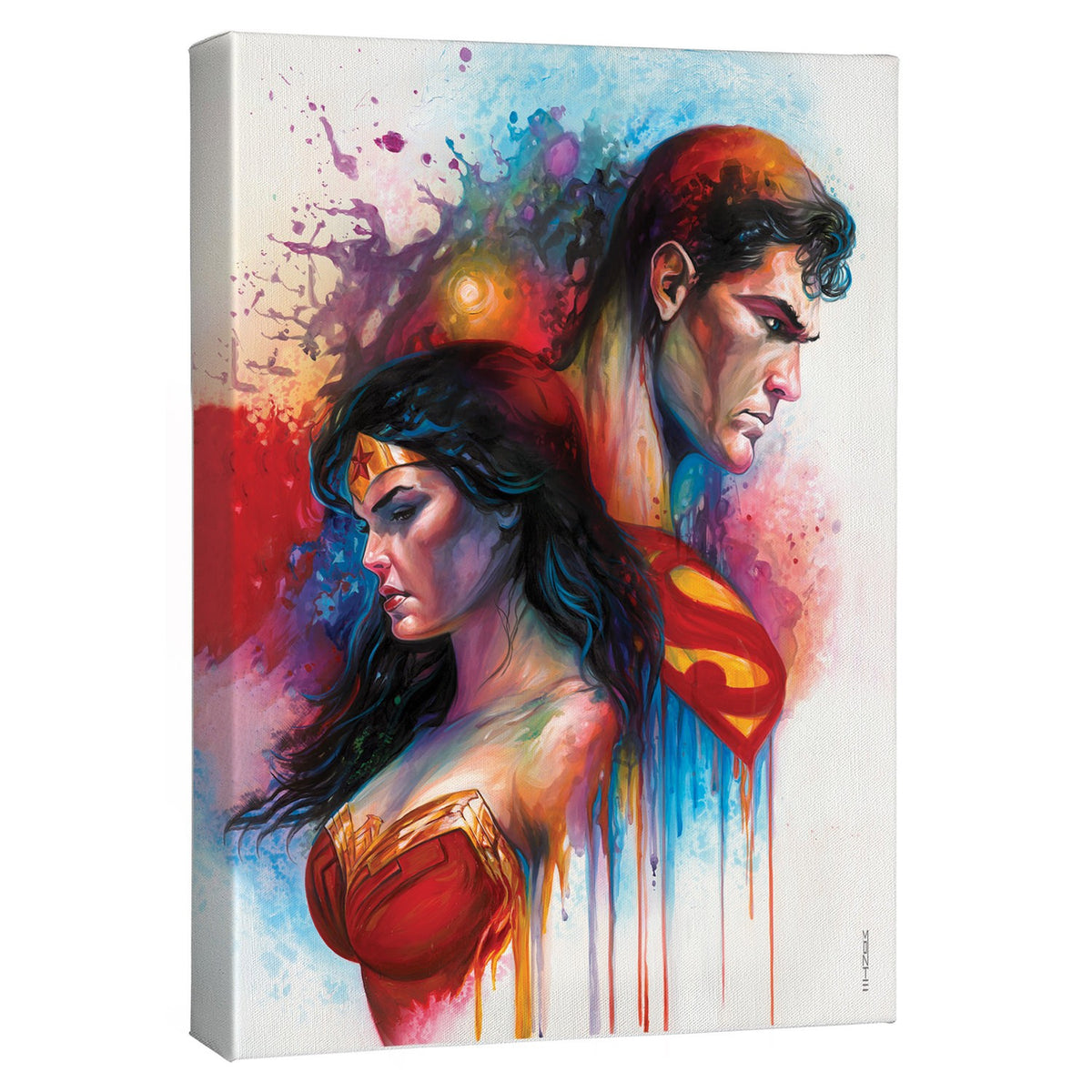 The Brave Superman Wonder Woman (Art Print)