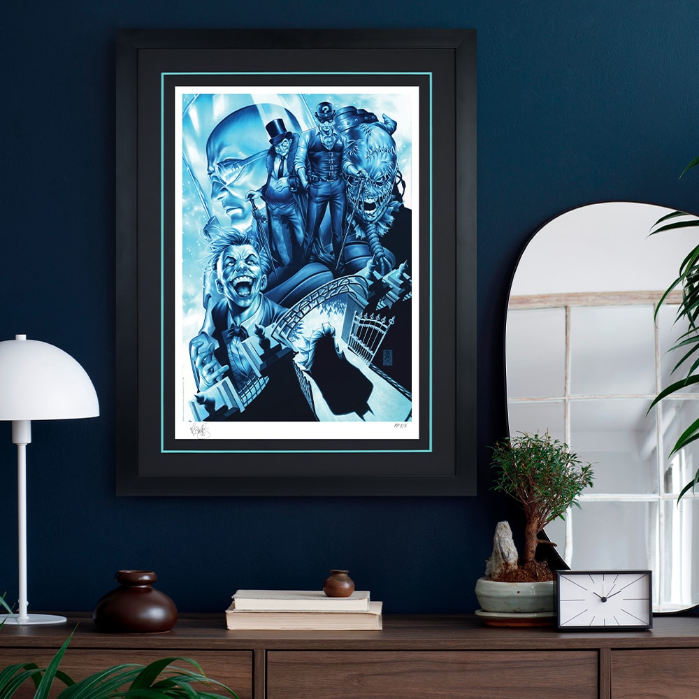 The Gates of Arkham DC (Art Print)