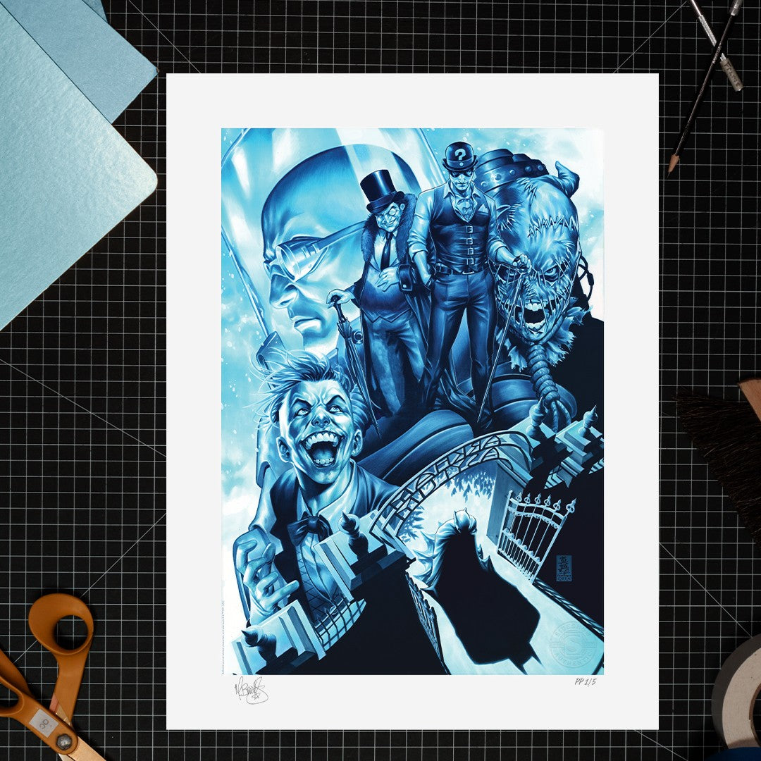 The Gates of Arkham DC (Art Print)