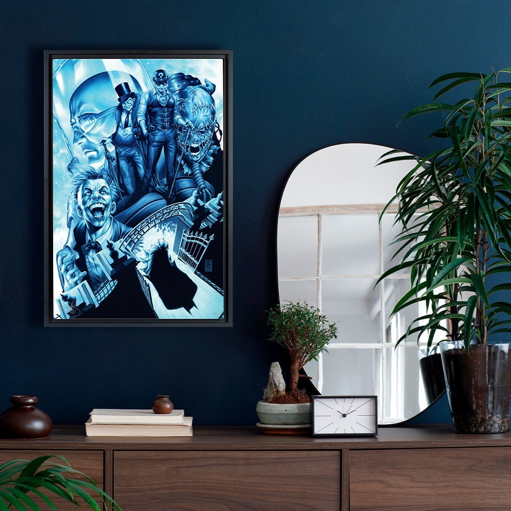 The Gates of Arkham DC (Art Print)