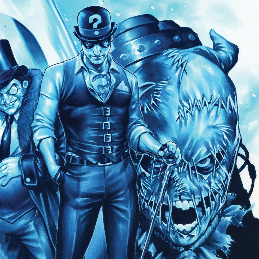 The Gates of Arkham DC (Art Print)