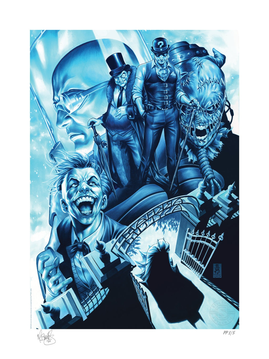 The Gates of Arkham DC (Art Print)