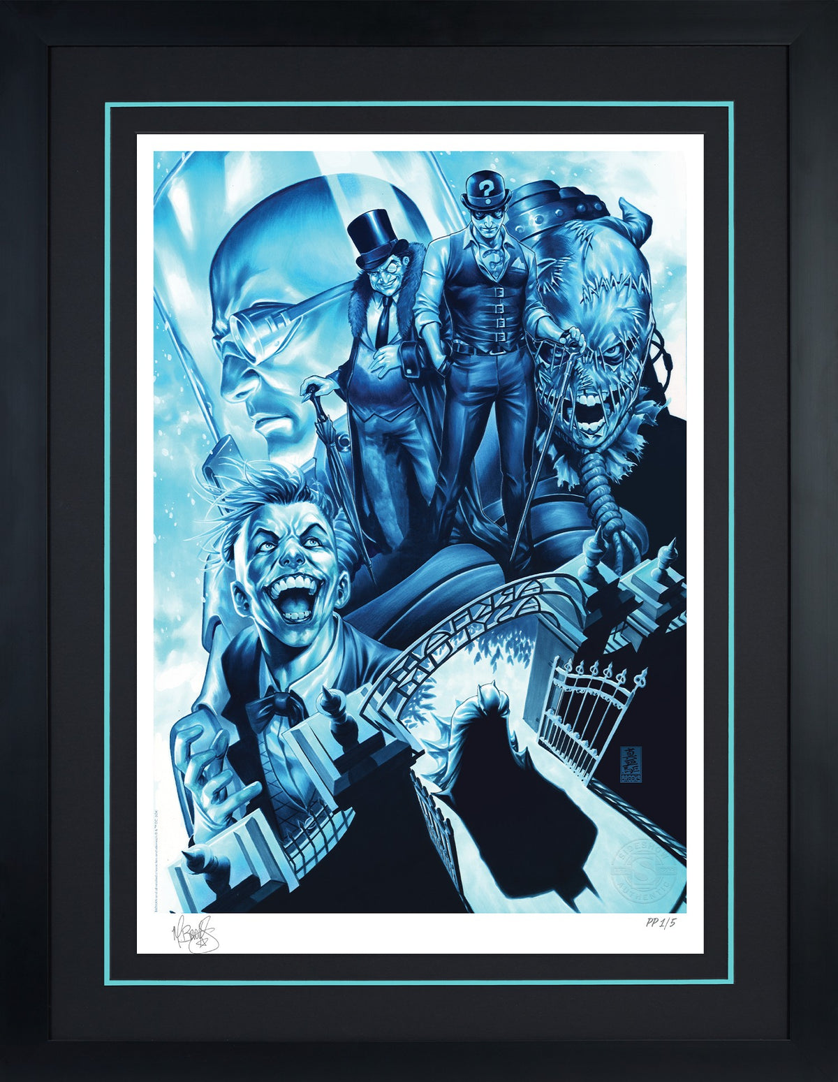 The Gates of Arkham DC (Art Print)