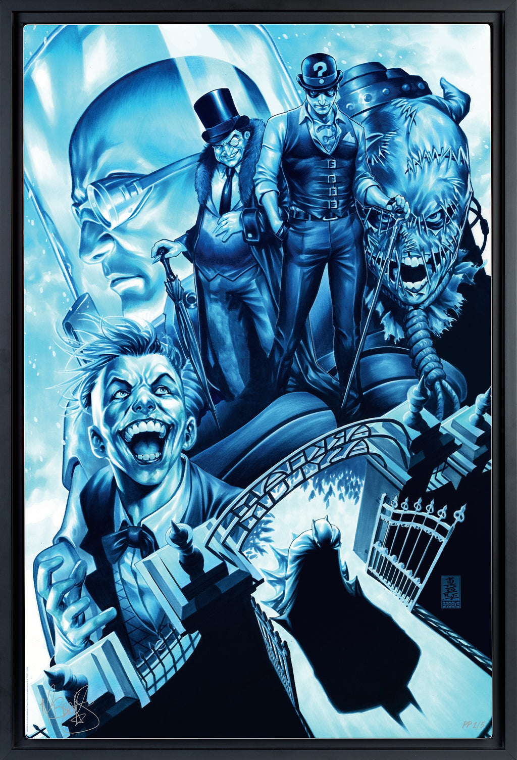 The Gates of Arkham DC (Art Print)