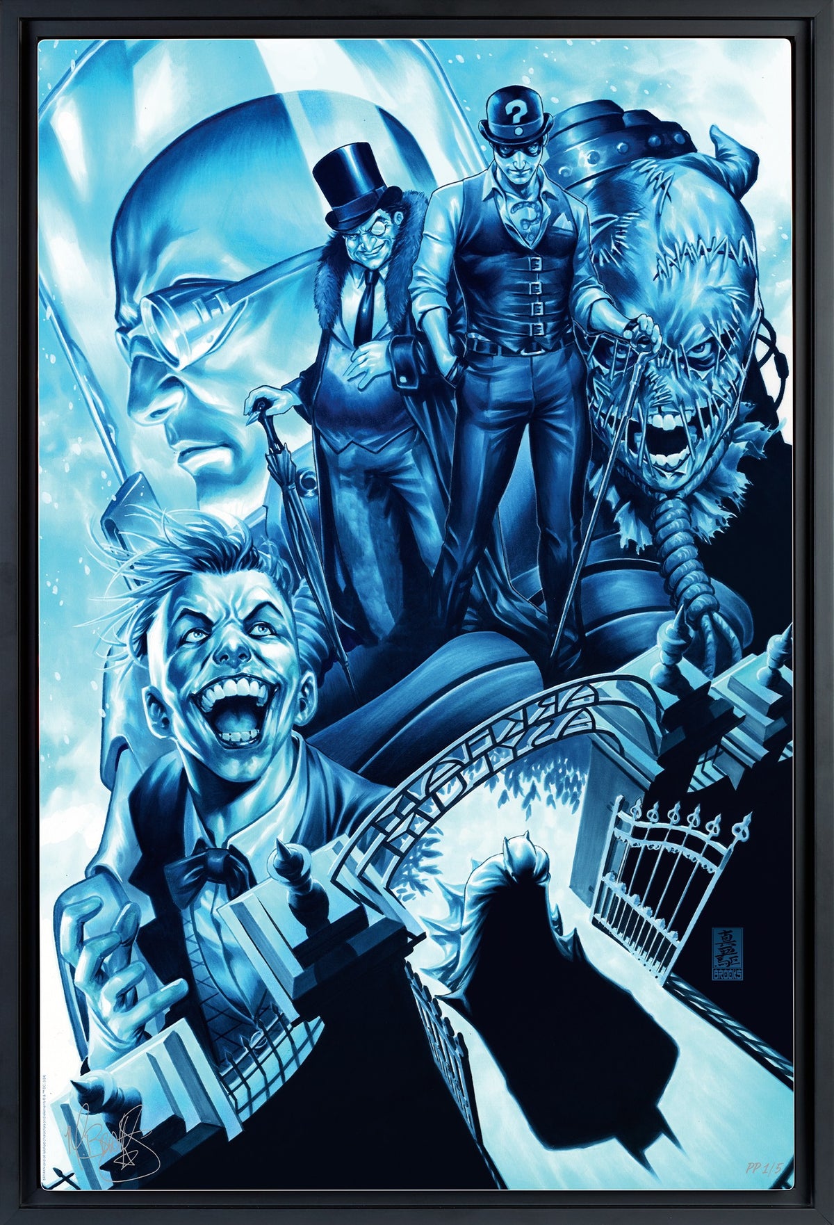 The Gates of Arkham DC (Art Print)