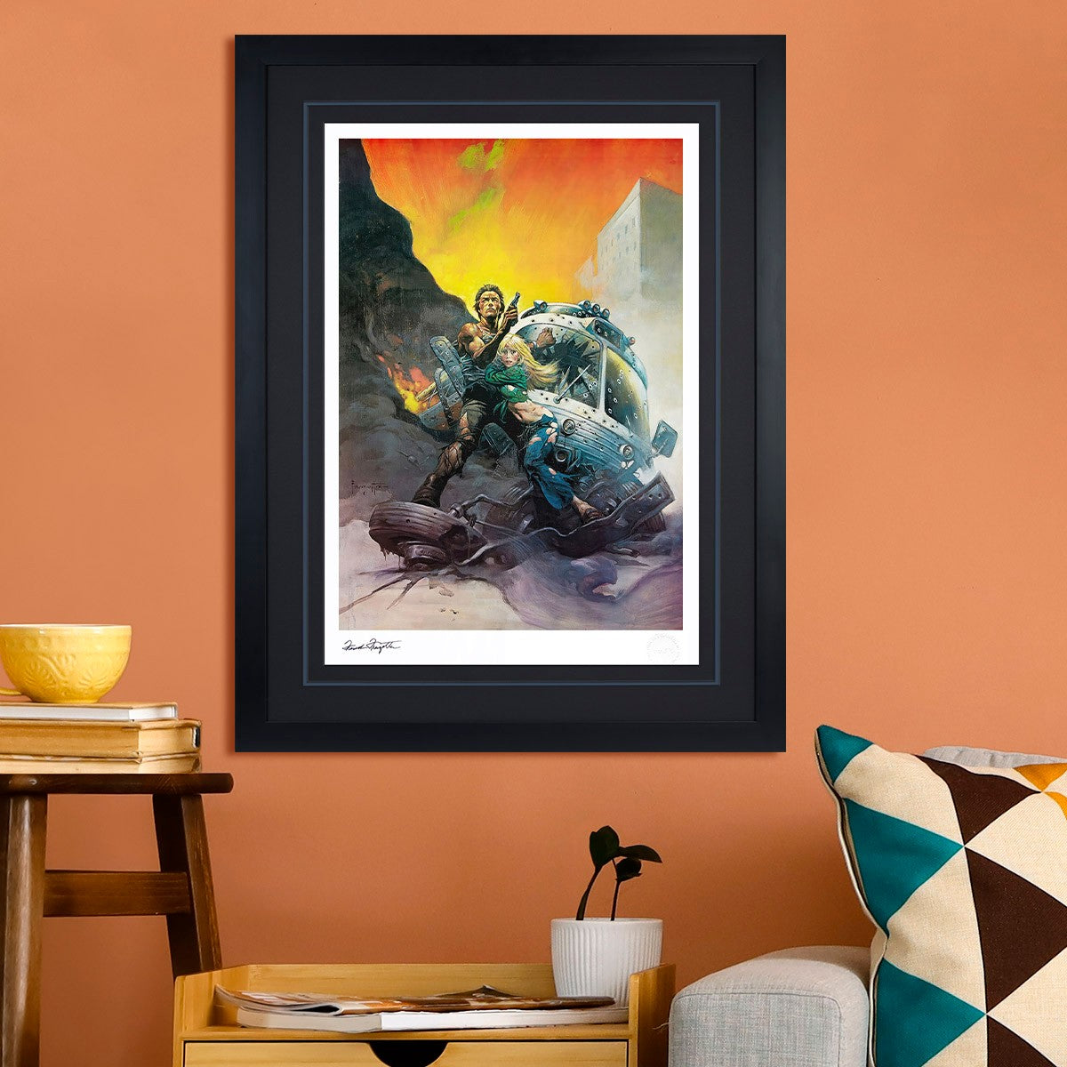 The Gauntlet Frank Frazetta Ben Shockley (Art Print)