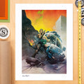 The Gauntlet Frank Frazetta Ben Shockley (Art Print)