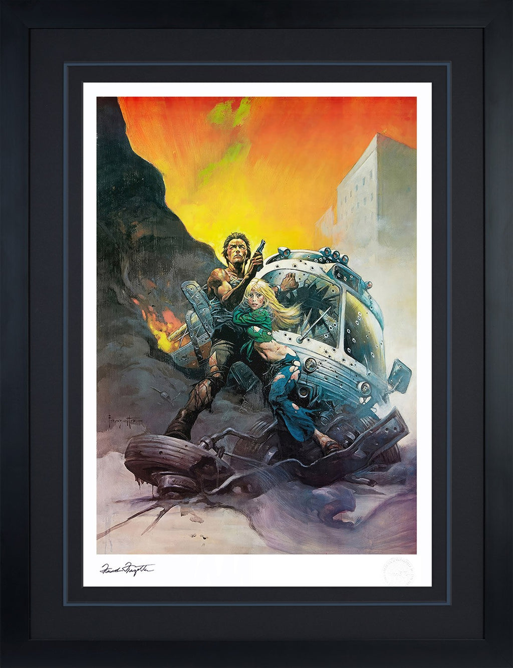 The Gauntlet Frank Frazetta Ben Shockley (Art Print)
