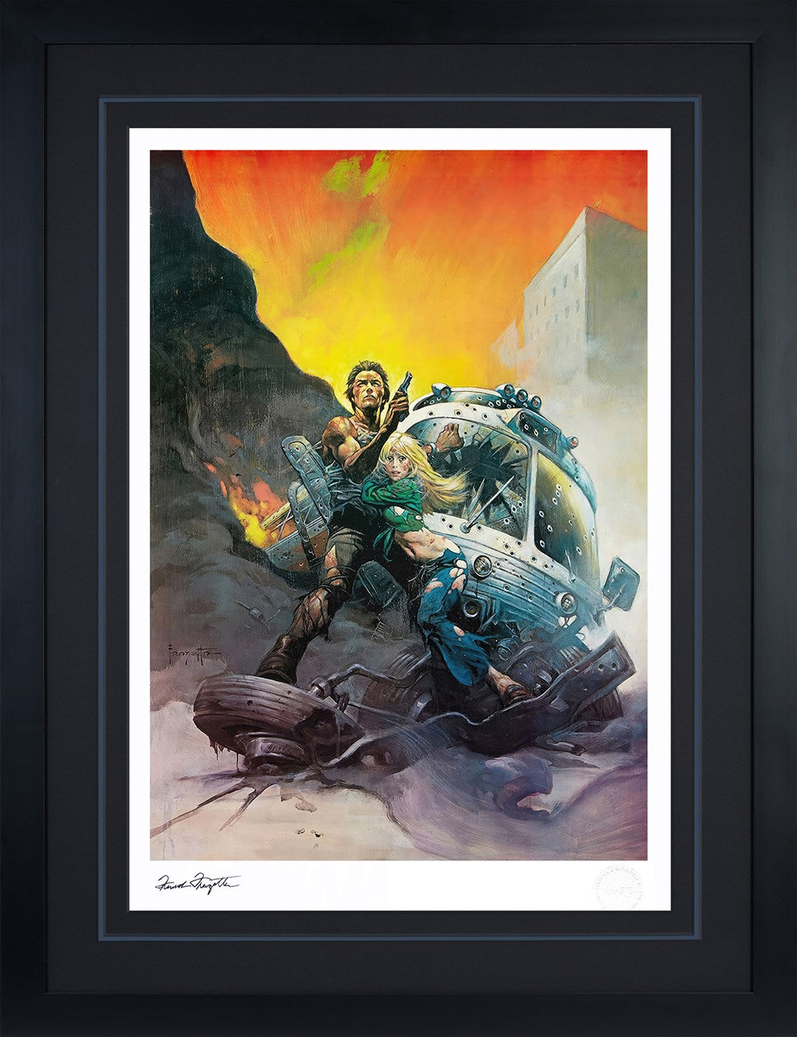 The Gauntlet Frank Frazetta Ben Shockley (Art Print)