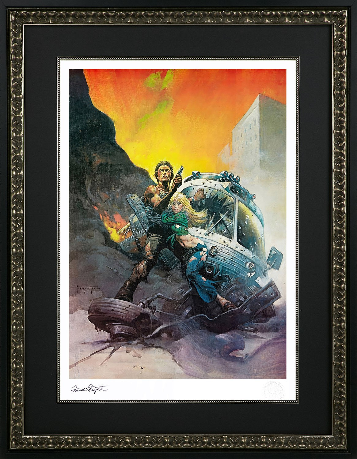 The Gauntlet Frank Frazetta Ben Shockley (Art Print)