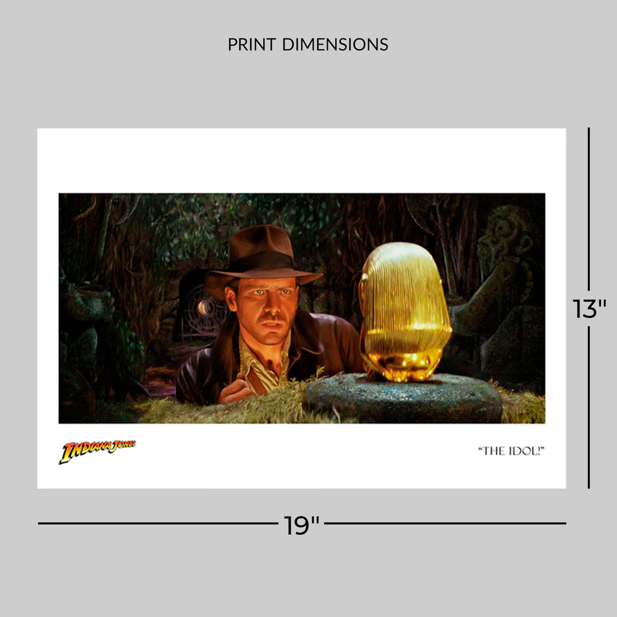 The Idol! Indiana Jones (Art Print)