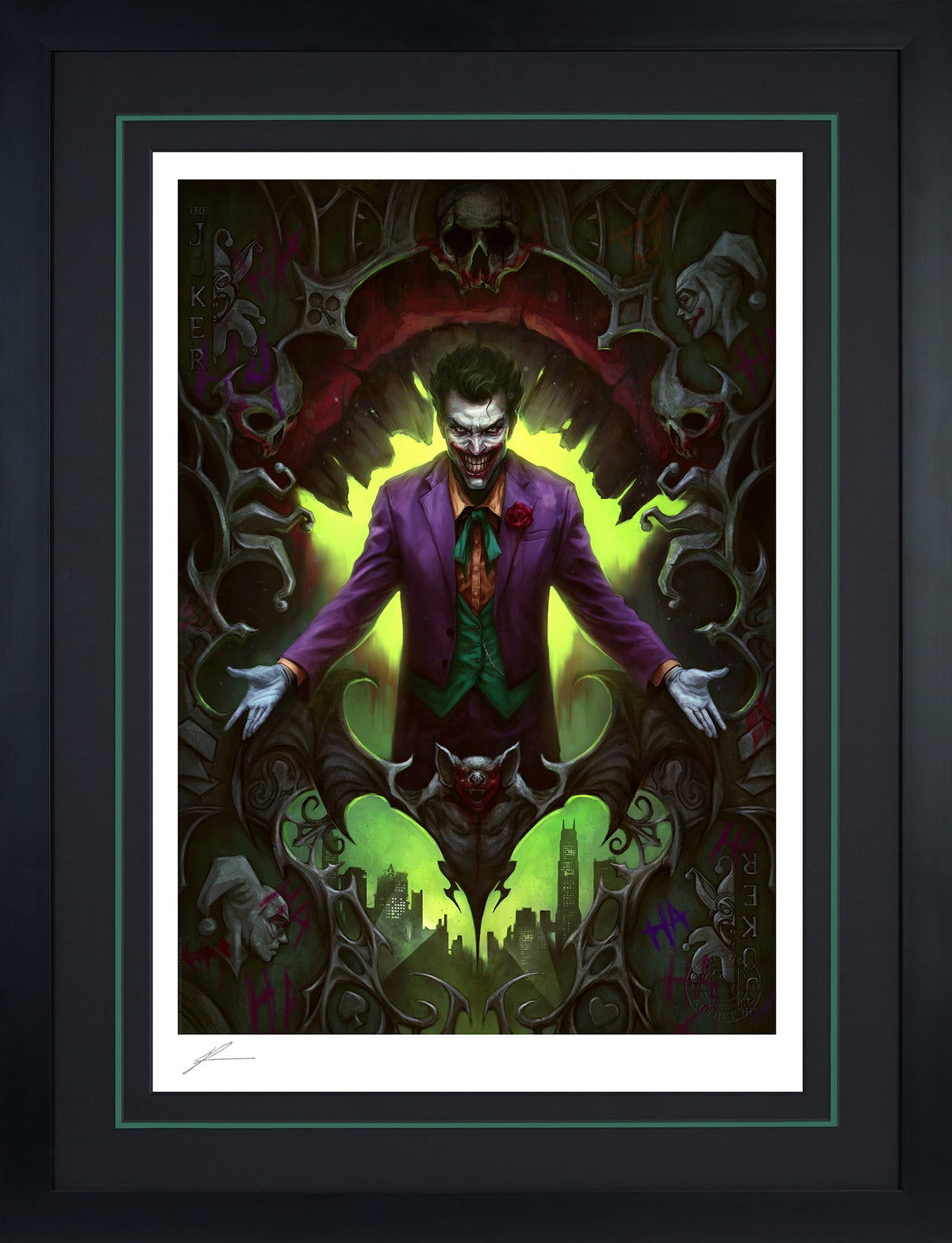 The Joker: Wild Card DC (Art Print)