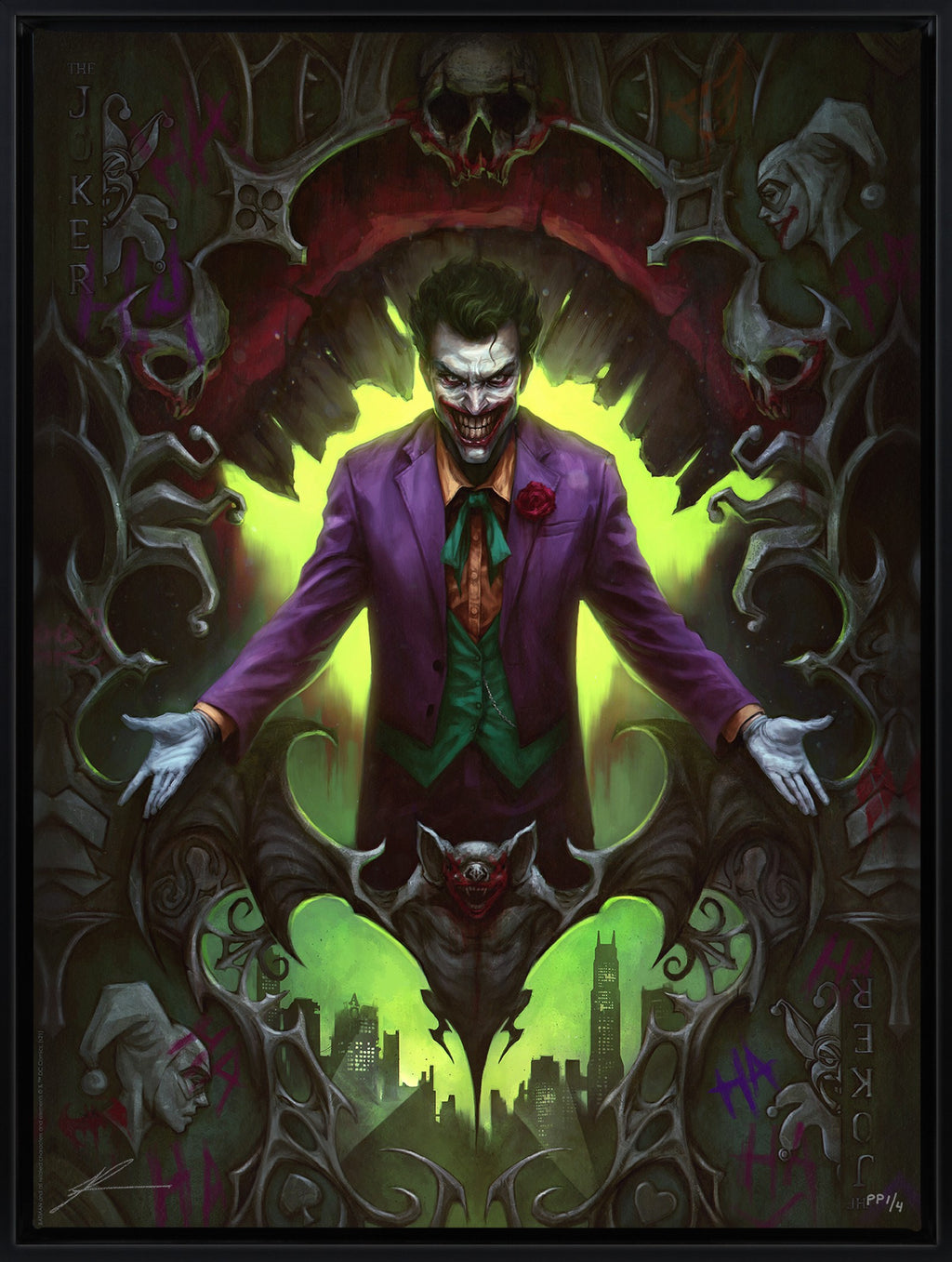The Joker: Wild Card DC (Art Print)
