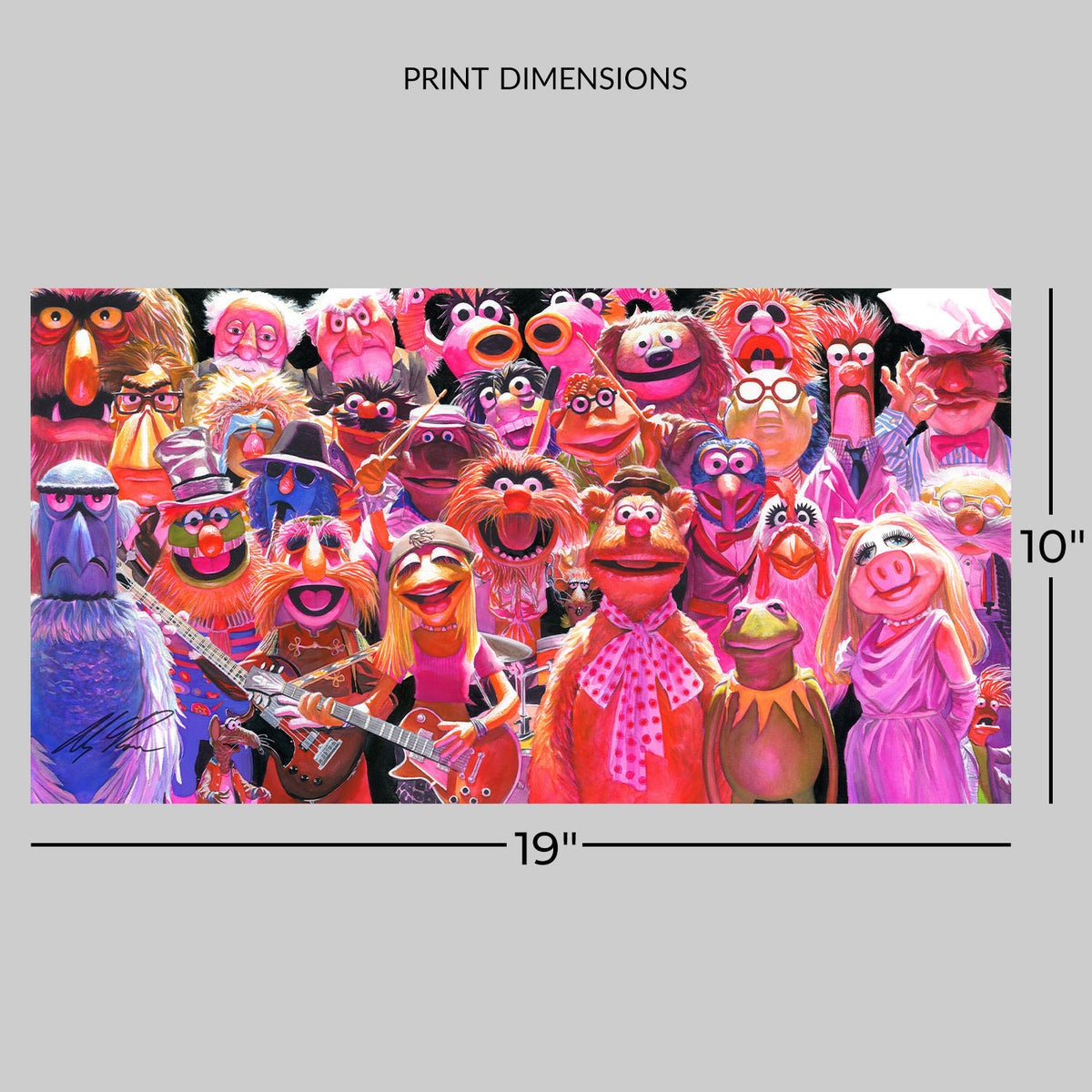 The Muppet Show Disney (Art Print)