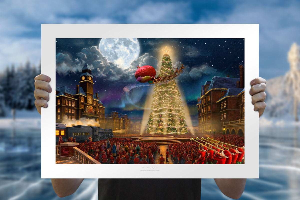 The Polar Express Santa Claus (Art Print)