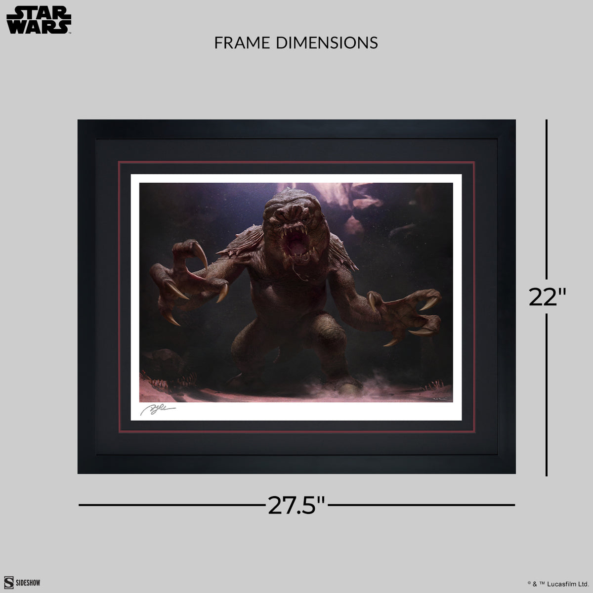 The Rancor Star Wars (Art Print)