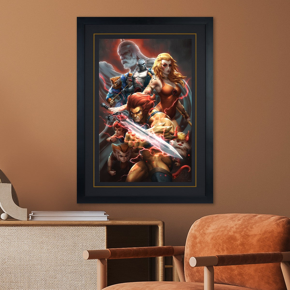 Thunder, Thunder, Thundercats! Lion-O Cheetara (Art Print)