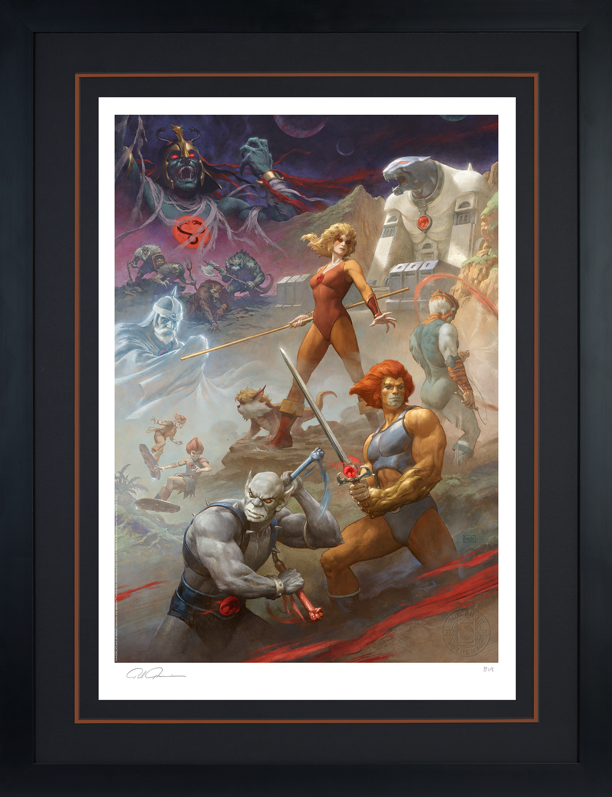ThunderCats, Ho! Lion-O Mumm-Ra Cheetara Panthro (Art Print)