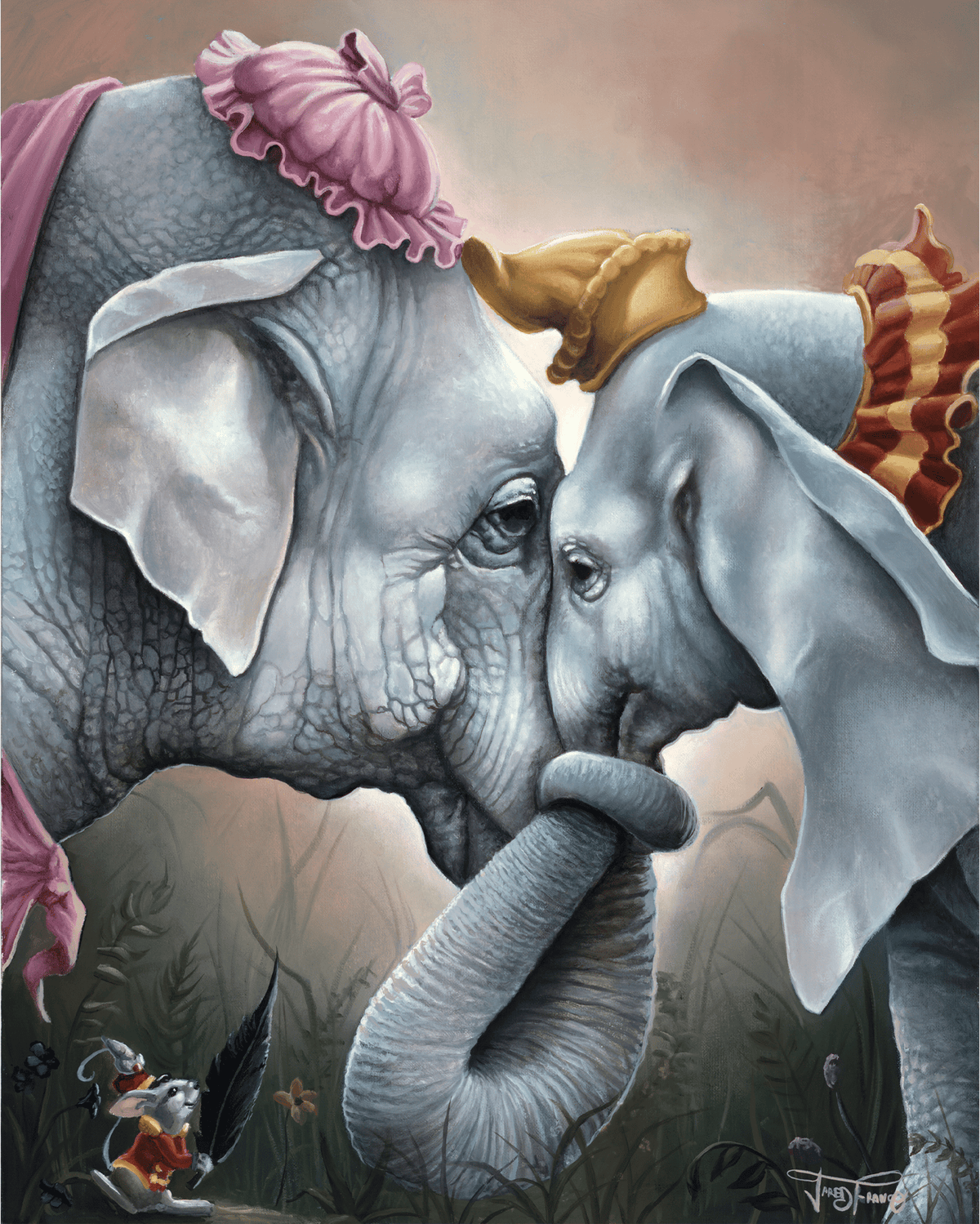 Together at Last Disney Dumbo (Art Print)