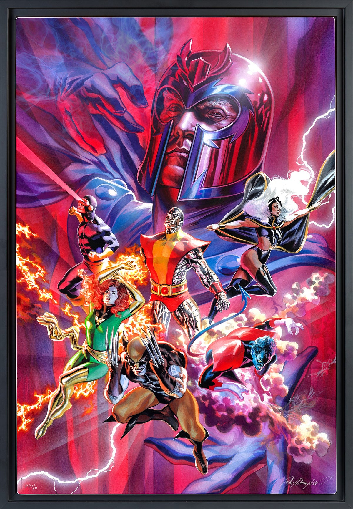 Trial of Magneto Marvel (Art Print)